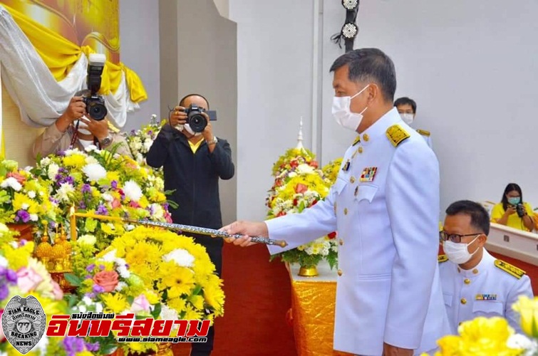 กำแพงเพชร-พิธีวางพานพุ่มดอกไม้สด ถวายสักการะพ่อขุนรามคำแหงมหาราช