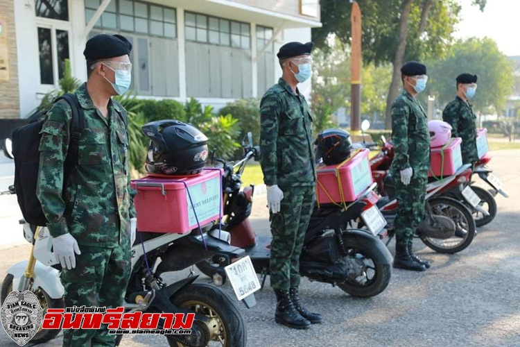 ตาก-ทีมจักรยานยนต์ “142 Army Delivery” ช่วยเหลือประชาชน