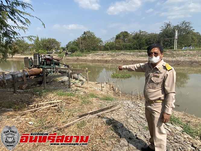 ปทุมธานี-จัดสรรน้ำหลังจากระดับน้ำลดลงอย่างต่อเนื่อง