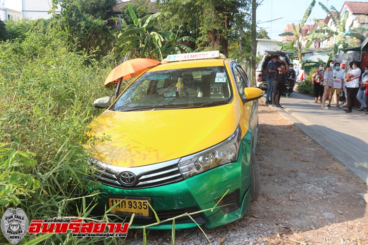 ปทุมธานี-ลุงขับแท็กซี่วูบเสียชีวิตคารถ