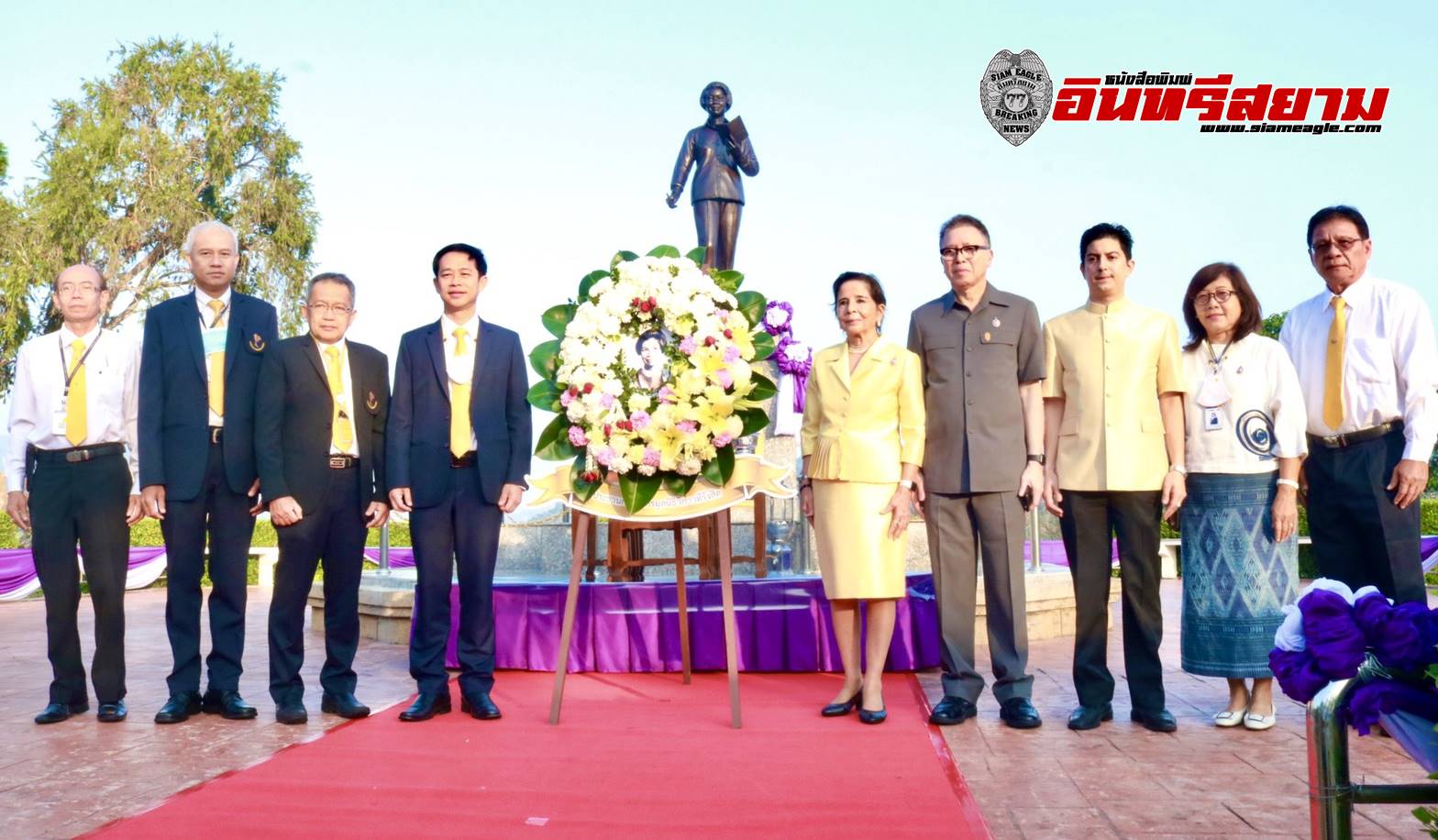 สุราษฎร์ธานี-กฟผ.เขื่อนรัชชประภา จัดพิธีวางพวงมาลาฯ