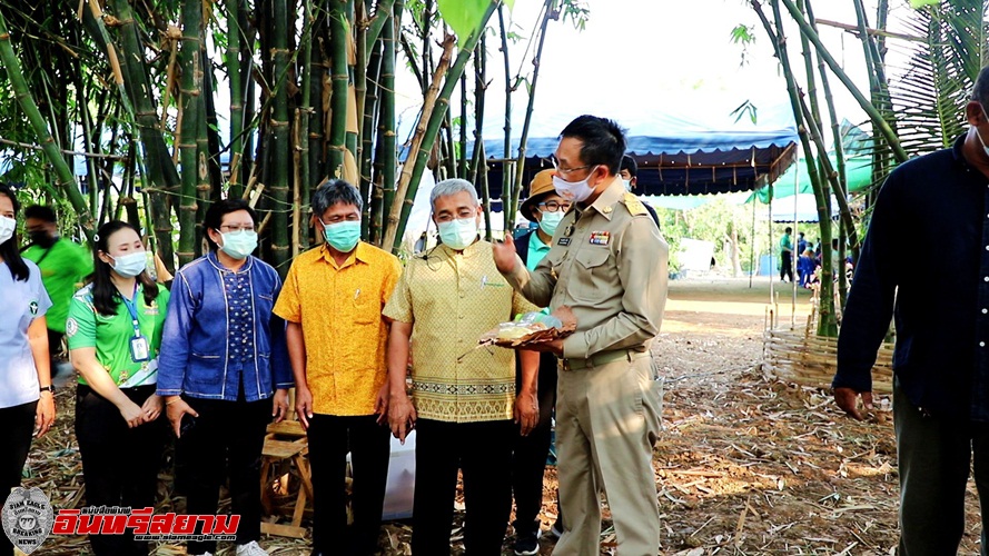 สิงห์บุรี-ภาคีเครือข่ายภาคเกษตร จัดงานถ่ายทอดเทคโนโลยีฤดูการผลิตใหม่