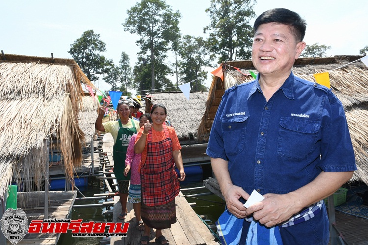 ศรีสะเกษ-ส.ส.สุรชาตินำชาวบ้านค้านปิดหาดนางเหงา