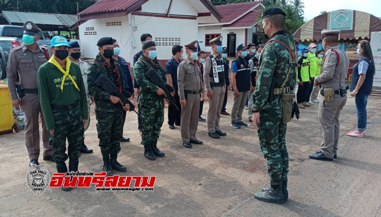 ตาก-อำเภอพบพระเฝ้าระวังป้องกันลดอุบัติเหตุทางถนนช่วงสงกรานต์