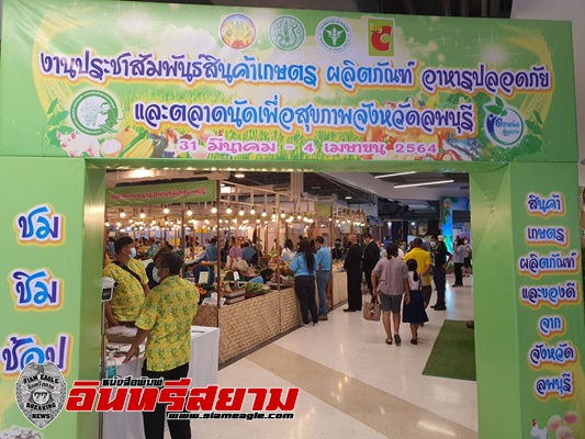 ลพบุรี-งานสินค้าเกษตร อาหารปลอดภัยเพื่อสุขภาพคน