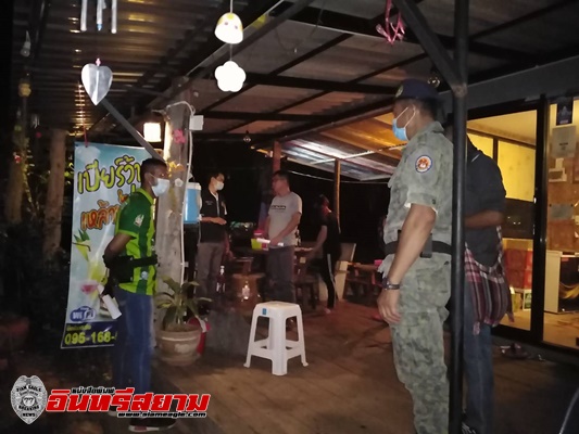 อุดรธานี – นายอำเภอ ฮึ่ม!. เตือน ห้ามนั่งดื่มในร้าน เจออีกจับแน่