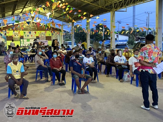 กาญจนบุรี-ผู้ใหญ่บ้านหมู่ 6 ตำบลตะคร้ำเอนประชุมประจำเดือน