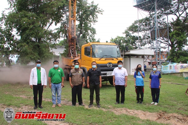 ชัยภูมิ-ชุดเฉพาะกิจ ลงพื้นที่สำรวจถนนและติดตามผลการดำเนินงานขุดเจาะบ่อบาดาล