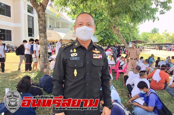 กำแพงเพชร-รับทหารใหม่ ผลัดที่ 1/64 พร้อมมาตรการป้องกันโควิด-19