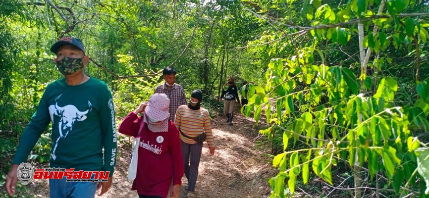 กาญจนบุรี-รวมพลังพิทักษ์ไฟป่าออกลาดตระเวณ แนวกันไฟในระยะฝนทิ้งช่วง