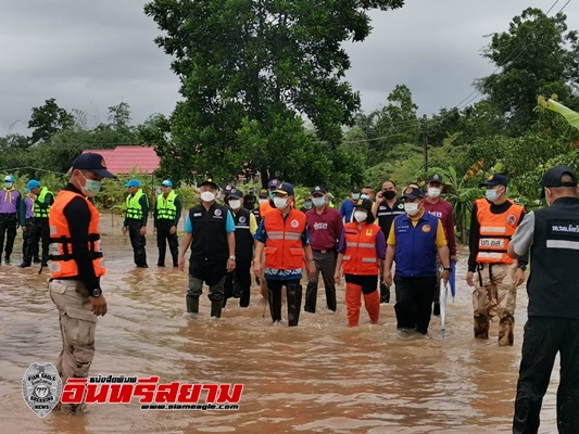 ปราจีนบุรี-(คืบหน้า)- น้ำป่าเขาใหญ่ท่วมอ.ประจันตคาม เริ่มกระจายสู่ที่ลุ่มต่ำ