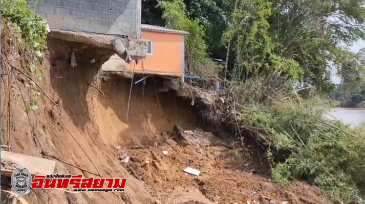 สระบุรี-น้ำท่วมลดแล้ว ตลิ่งพัง ต้นไม้ใหญ่ล้ม บ้านเรือนเสียหาย