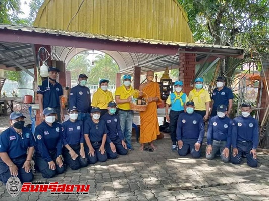 สุราษฎร์ธานี-จิตอาสาพัฒนาร่วมปรับปรุงภูมิทัศน์ วัดมหาถูปาราม วัดพระใหญ่