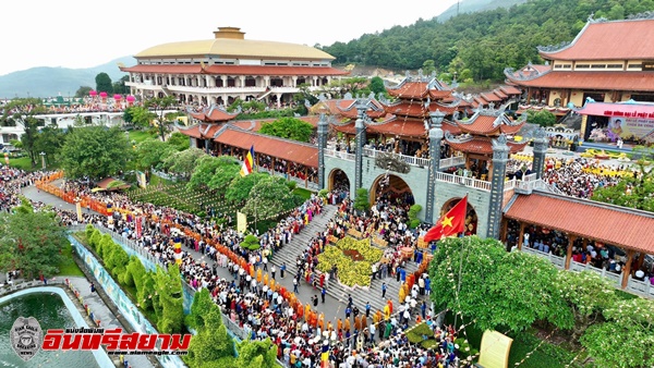 ปทุมธานี-วัดพระธรรมกายเชื่อมสัมพันธ์ชาวพุทธนานาชาติที่ประเทศเวียดนามในเทศกาลวันวิสาขบูชา