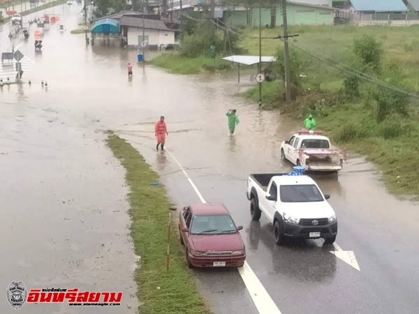 ตาก-เกิดฝนตกหนัก น้ำท่วมขังรอ การระบายจำนวน 3 จุด