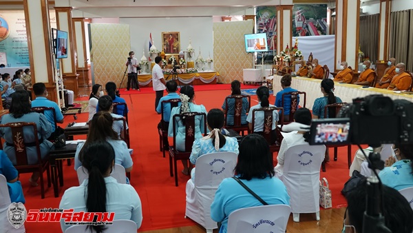 ปทุมธานี-เครือข่ายโครงการวัด ประชา รัฐ สร้างสุข เจริญพระพุทธมนต์ออนไลน์