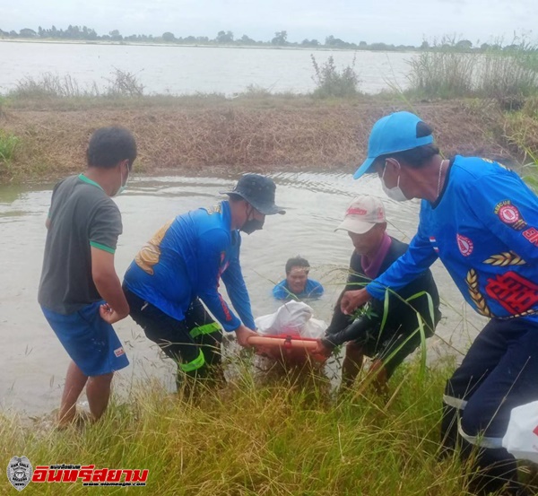 ลพบุรี-น้ำหลากปลาชุมลุงหาปลาหามรุ่งหามค่ำเป็นลมดับคาทุ่งนา