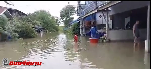 ศรีสะเกษ-น้ำท่วมตลาดขุนหาญ อ.เมืองน้ำซัดคอสะพานท่าเรือทรุดเร่งซ่อม