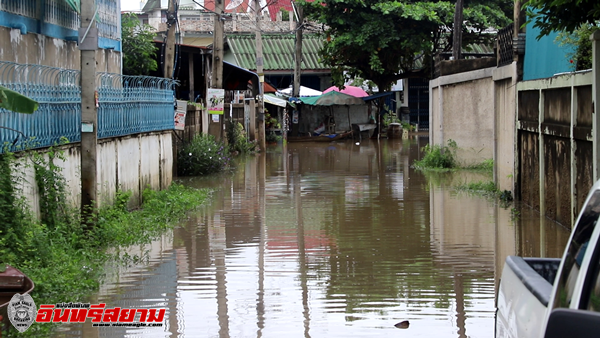 คืนเดียวสิงห์บุรีจม 3 ชุมชน 1 หมู่บ้าน