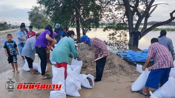 ปทุมธานี-ชาวปทุมเร่งเตรียมตัวรับมวลน้ำจากทุ่งอยุธยา