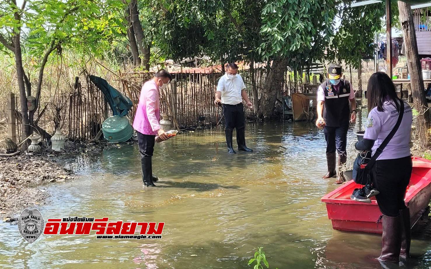 ลพบุรี-นายอำเภอนำทำความสะอาดเมืองลพบุรีหลังน้ำลด