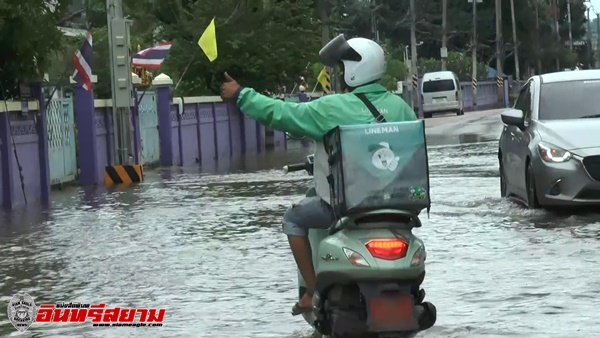 อุทัยธานี-สถานการณ์น้ำท่วมพื้นที่ในอำเภอเมืองยังขยายวงกว้าง