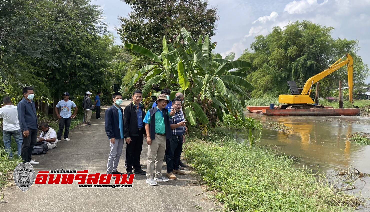 เพชรบุรี-กรมชลฯเดินหน้าป้องกันน้ำท่วม ส่งเรือขุดลอก ลุยคลองบางจากช่วย 4 อำเภอ