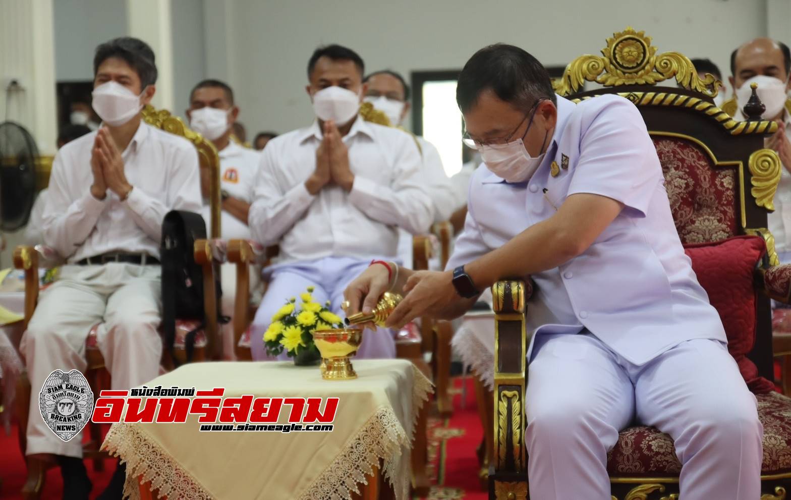 กระบี่-จัดประกอบพิธีเจริญพระพุทธมนต์ถวายพระพรชัยมงคลฯ