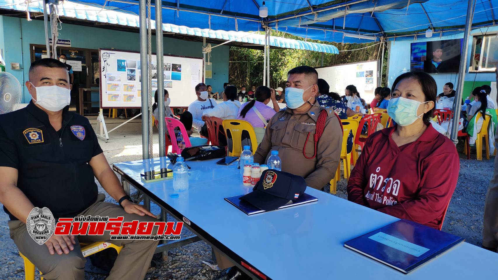 ประจวบคีรีขันธ์-บางสะพาน เปิดศูนย์ประสานงานความช่วยเหลือ รล.สุโขทัย อัปปาง