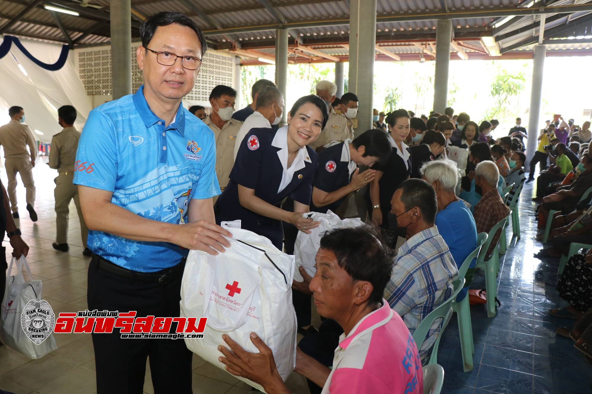 กาญจนบุรี-จัดโครงการจังหวัดเคลื่อนที่ “บำบัดทุกข์ บำรุงสุข สร้างรอยยิ้มให้ประชาชน” ครั้งที่ 6