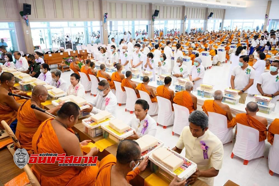 ปทุมธานี-วัดพระธรรมกายร่วมกับคณะสงฆ์ จ.สงขลา ถวายสังฆทาน4จังหวัดชายแดนภาคใต้ครั้งที่ 162