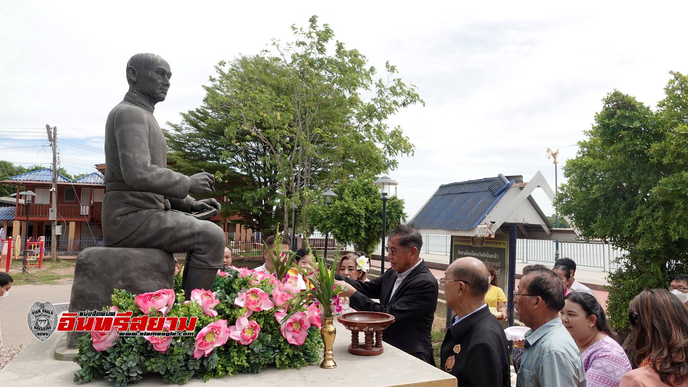 ปทุมธานี-“นายกแจ๊ส”เปิดงานวันรำลึกถึงสุนทรภู่กวีเอกของโลก 242 ปี ที่สามโคก