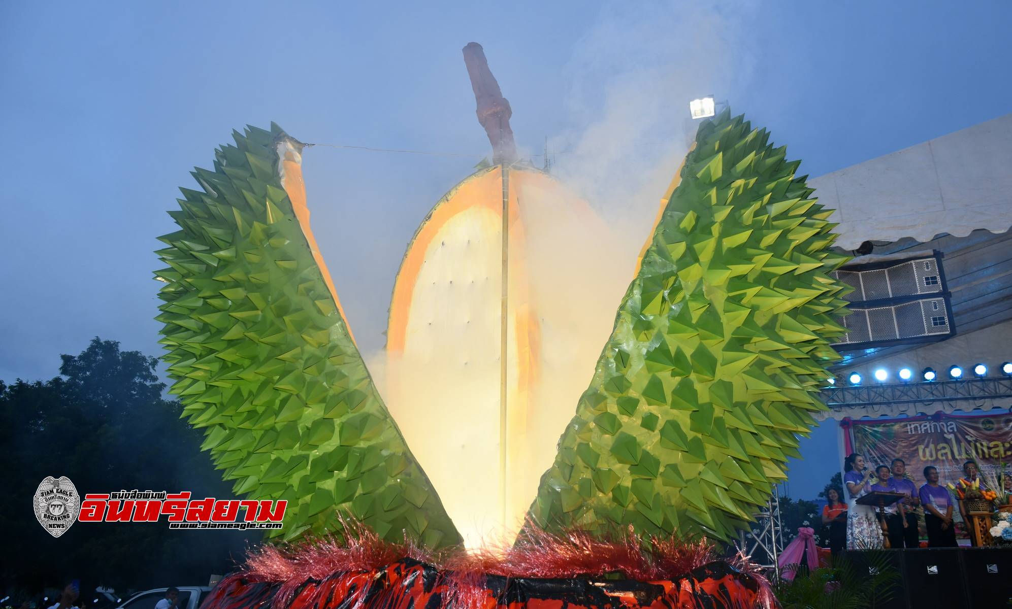 ศรีสะเกษ-ประมูลทุเรียนภูเขาไฟ 3 กก.100,000 บาท