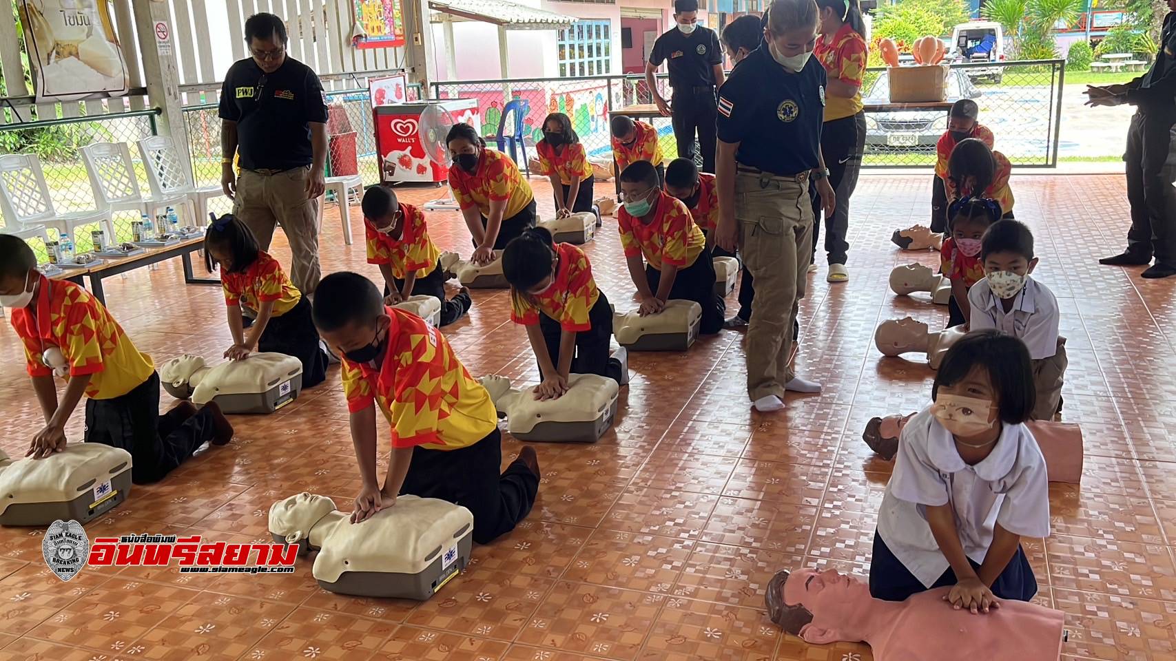 จันทบุรี-การ CPR.หนี ซ่อน สู้ จากภัยคุกคามที่นักเรียน ครู ต้องเรียนรู้เพื่อลดความสูญเสีย