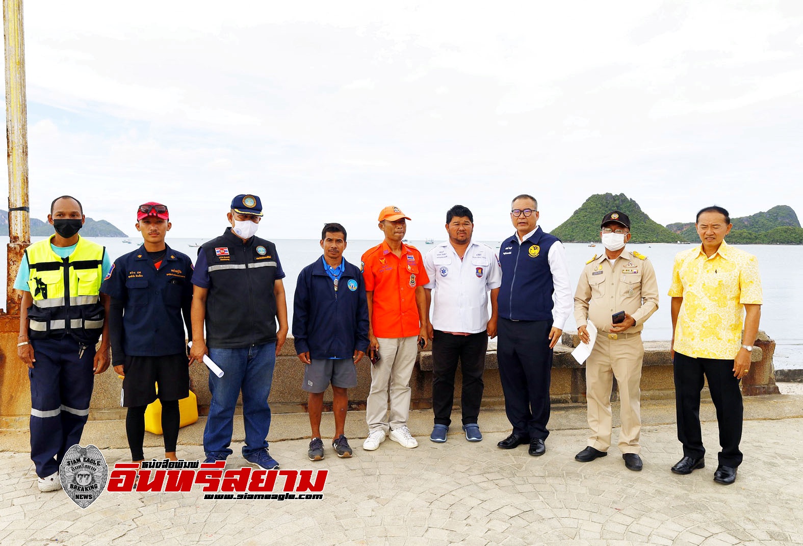 ประจวบคีรีขันธ์-สนธิกำลังเร่งค้นหาลูกเรือประมงพื้นบ้านหลังพลัดตกน้ำสูญหายในทะเล