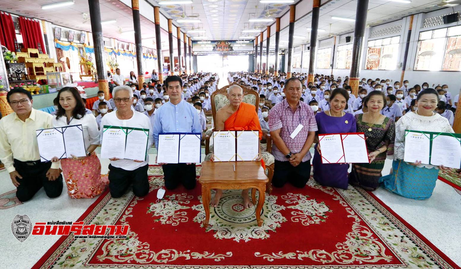 ประจวบคีรีขันธ์-ทม.หัวหิน นำเยาวชนเข้าอบรมค่ายพุทธบุตร ให้เป็นคนดีของสังคม