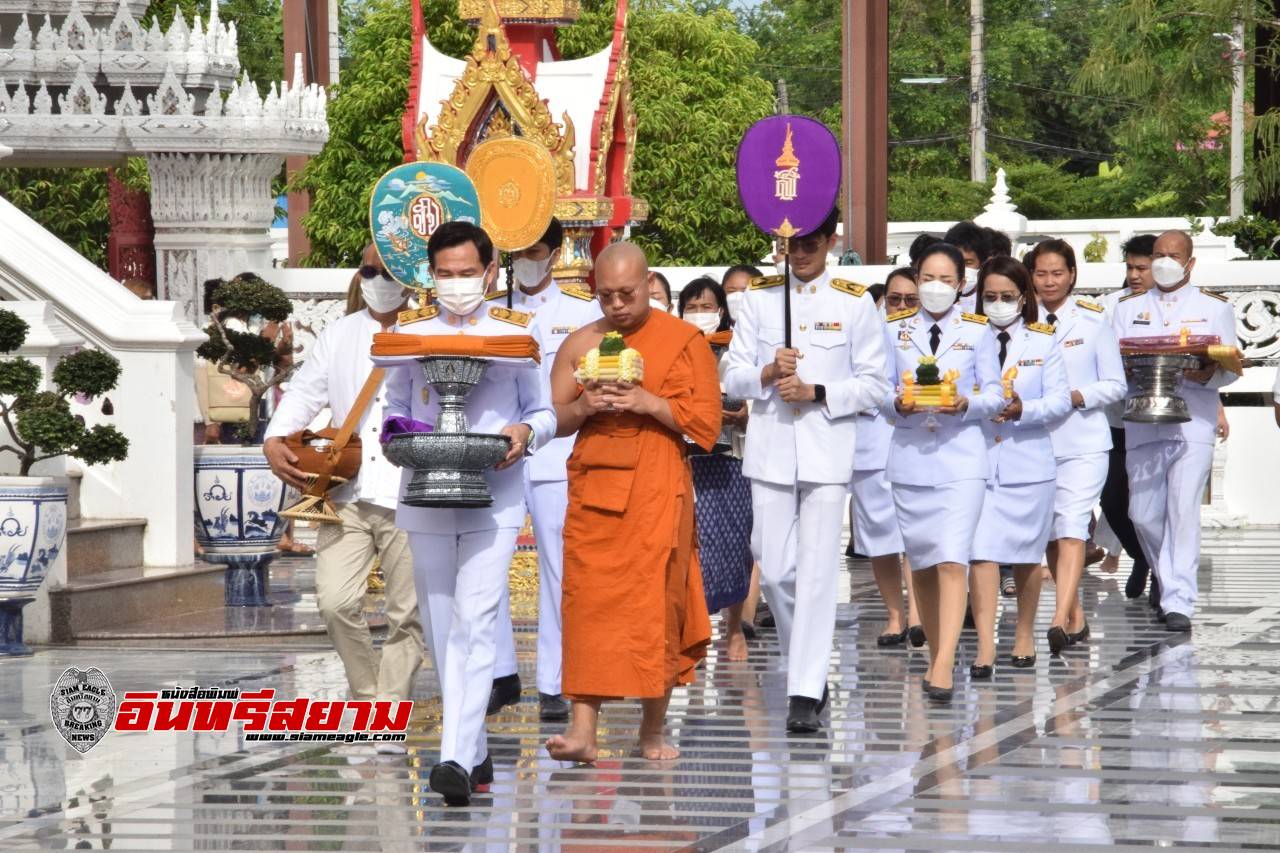 อยุธยา-พระราชทานเครื่องสมณบริขาร ให้สามเณร”กัสสปะ ฟองสมุทร”น.ธ.เอก ป.ธ.6 เพื่ออุปสมบทในพระพุทธศาสนา