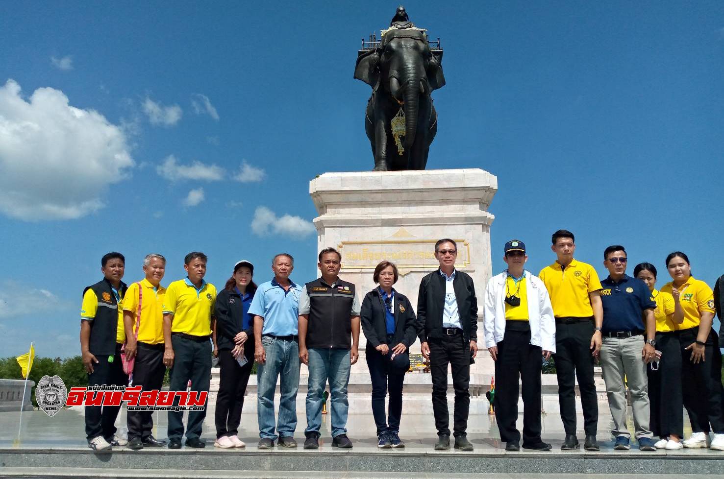 กาญจนบุรี-ผู้ตรวจฯคมนาคม ตรวจดูถนนเส้นพระบรมราชานุสาวรีย์สมเด็จพระนเรศวรมหาราชฯ