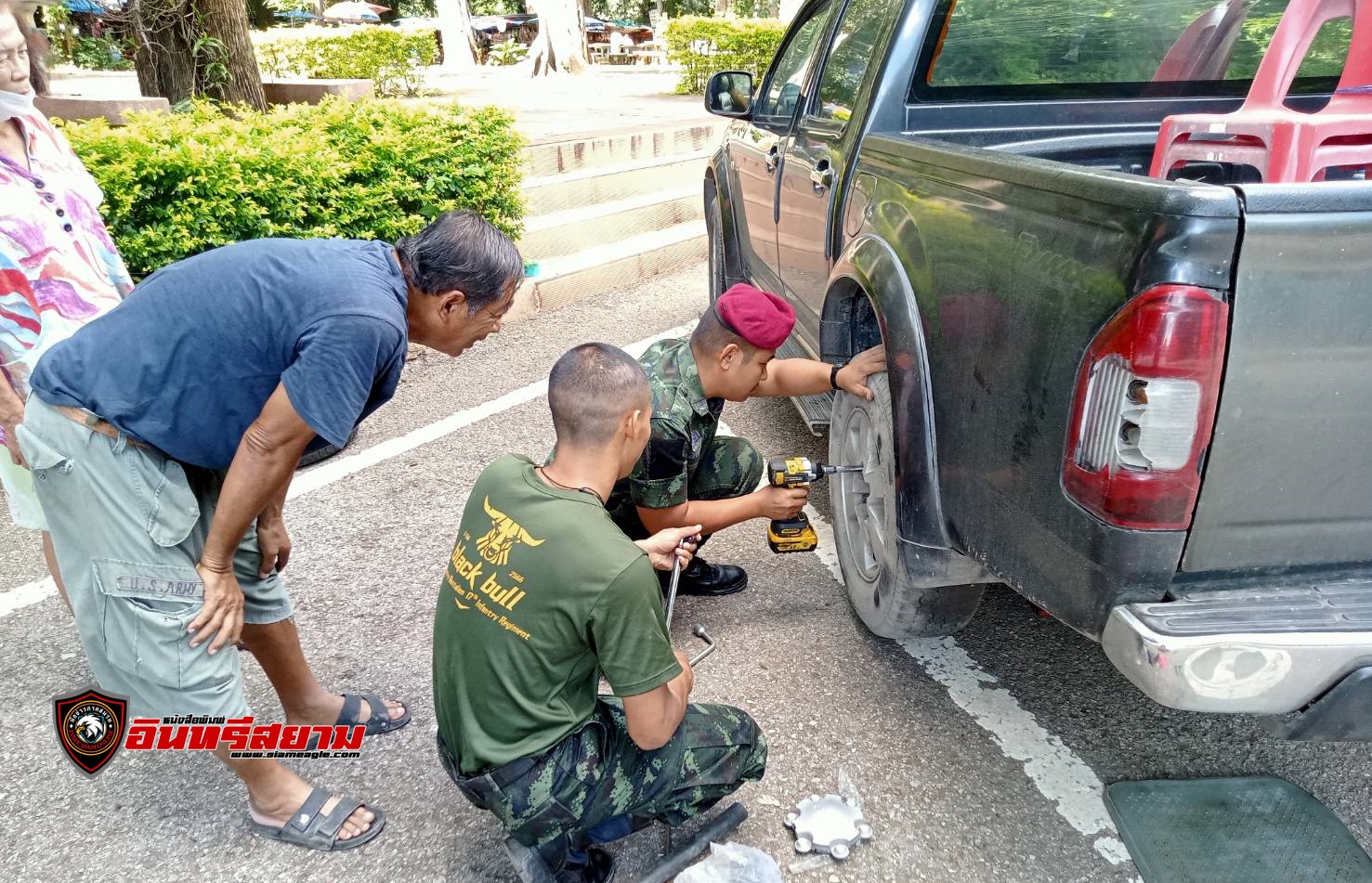 ลำปาง-หมวกแดงประตูผาขอทำดี