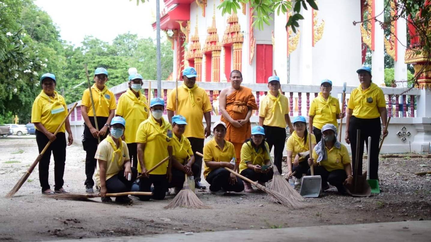 ลพบุรี-คณะสงฆ์ร่วม จิตอาสาปชช. จัดกิจกรรมอาสาพัฒนาวัดพี่เยี่ยมวัดน้อง