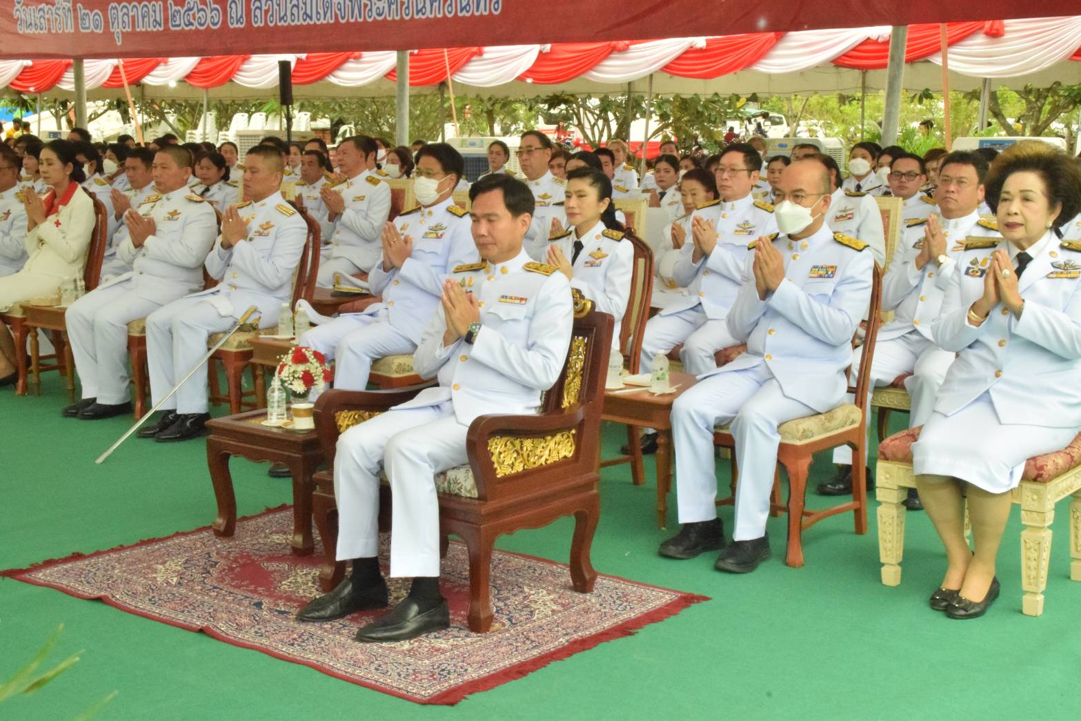 อยุธยา-พิธีบำเพ็ญพระราชกุศล เนื่องในวันคล้ายวันพระราชสมภพ ครบ 123 ปี สมเด็จย่า