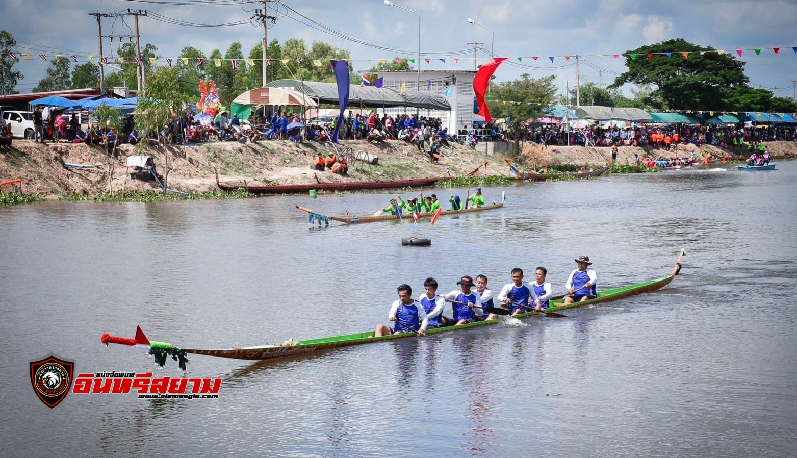 ร้อยเอ็ด-จัดงานประเพณีแข่งขันเรือยาวชิงถ้วยพระราชทาน