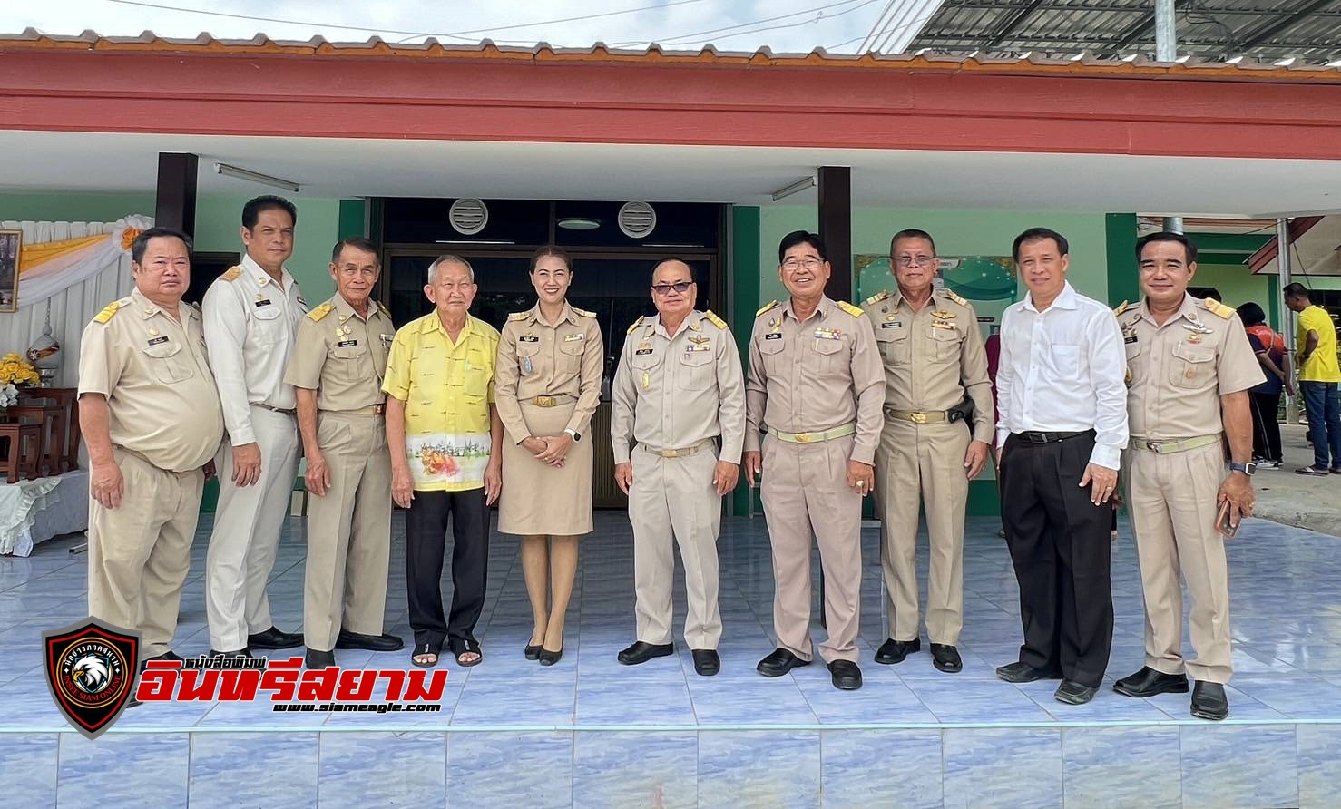 สุพรรณบุรี-เทศบาลตำบลบางกุ้ง ต้อนรับหัวหน้าสำนักปลัดเทศบาลฯคนใหม่