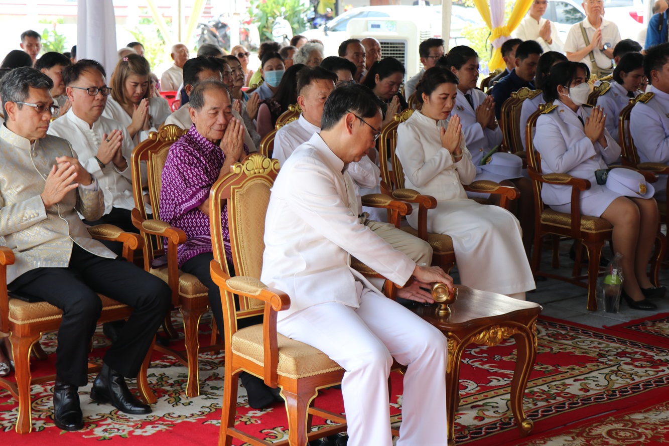 กาญจนบุรี-ประกอบพิธีบำเพ็ญพระกุศลพระอัฐิสมเด็จพระสังฆราชเจ้า กรมหลวงวชิรญาณสังวร