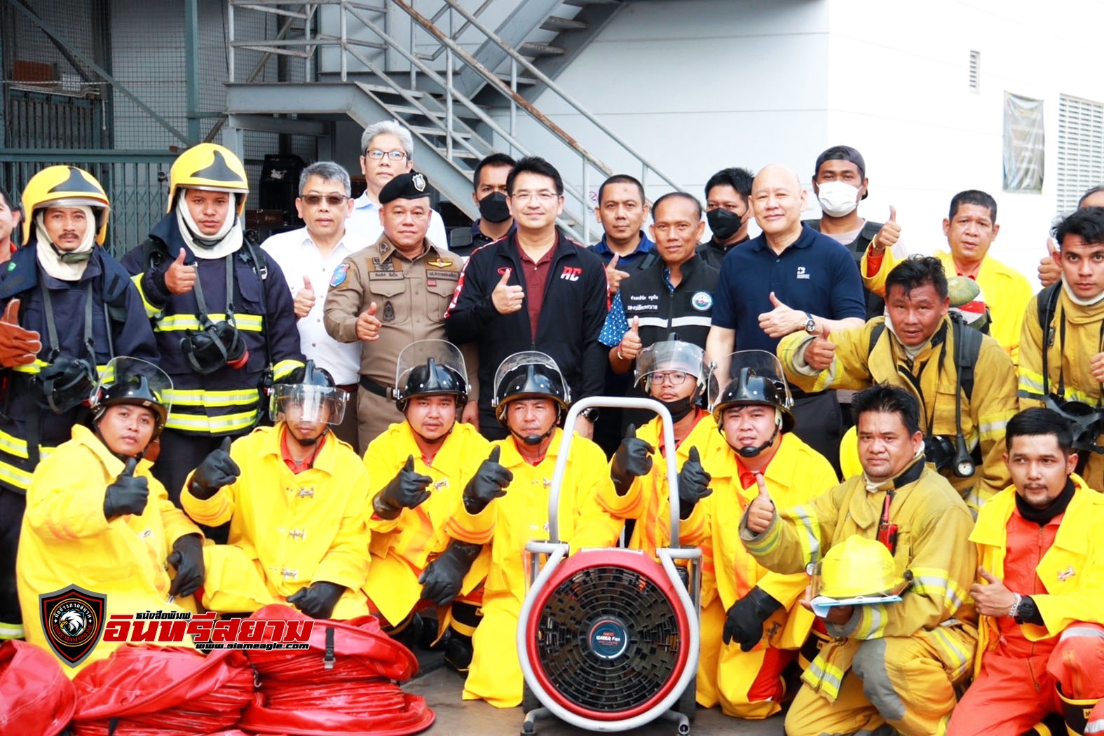 ประจวบคีรีขันธ์-“บลูพอร์ต” ซ้อมเสมือนจริงรับมืออัคคีภัยสร้างความมั่นใจให้กับลูกค้าที่มาใช้บริการ