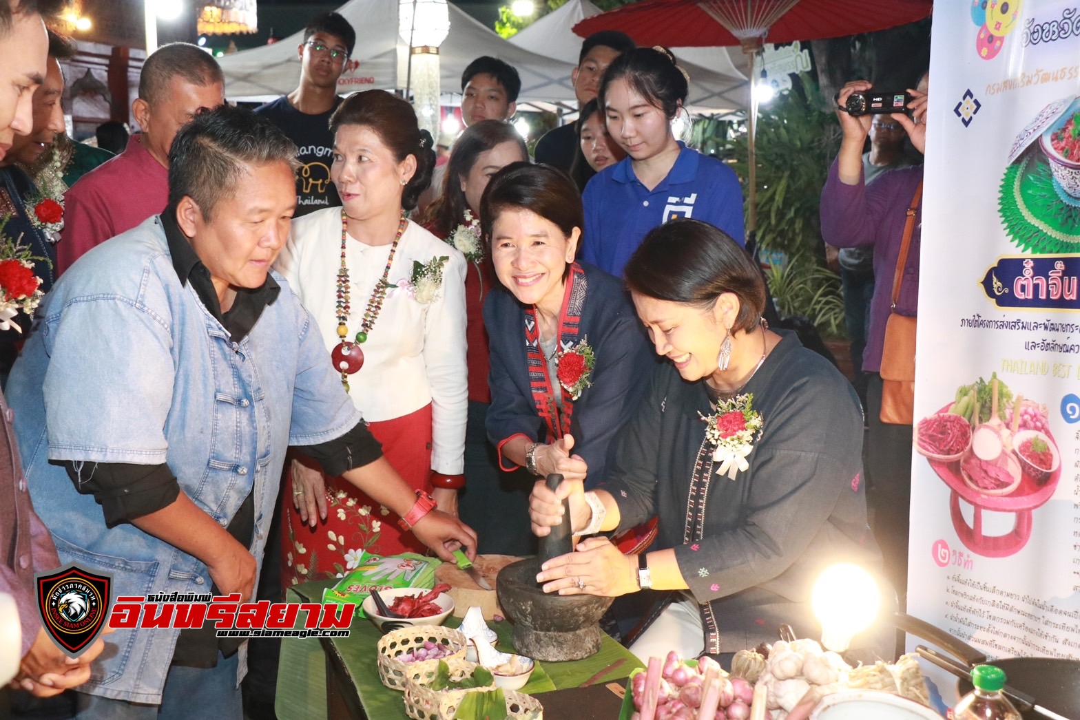 เชียงใหม่-เปิดตัว”ตลาดวัฒนธรรมชุมชนวัดศรีสุพรรณ”1 ใน 10 ตลาดบก สืบสานวัฒนธรรมไทยของกระทรวงวัฒนธรรม