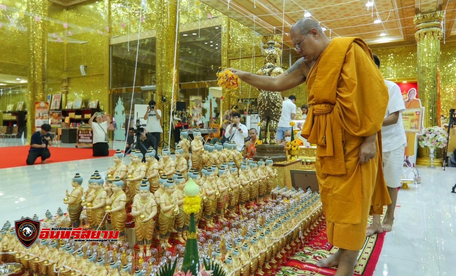 นครปฐม-“หลวงพี่น้ำฝน”พุทธาเทวาภิเษกกุมารสมบัติบันดาลโชค ฉลอง 111 ปี หลวงพ่อพูล พร้อมเตรียมจัดงานยิ่งใหญ่ 9 วัน 9 คืน