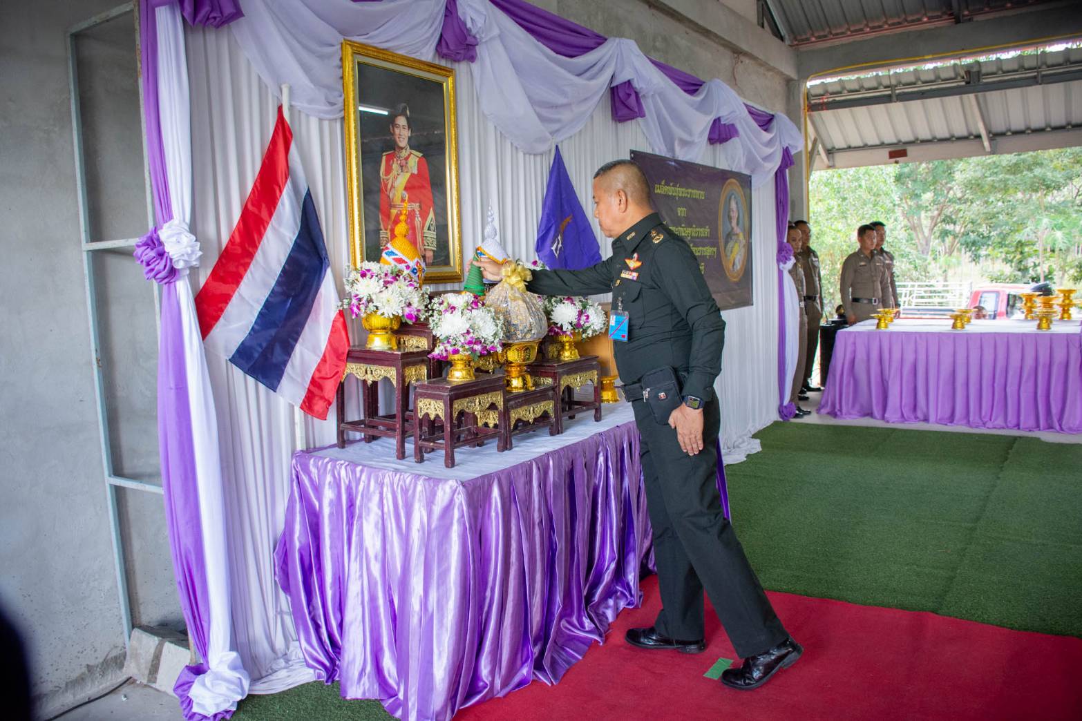 ร้อยเอ็ด-มทบ.27 จัดพิธีรับพระราชทานเมล็ดพันธุ์พืช