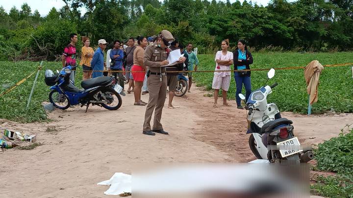 ปราจีนบุรี-พ่อปืนโหดหวงลูกสาวยิงดับหนุ่มกลางไร่แตงโม