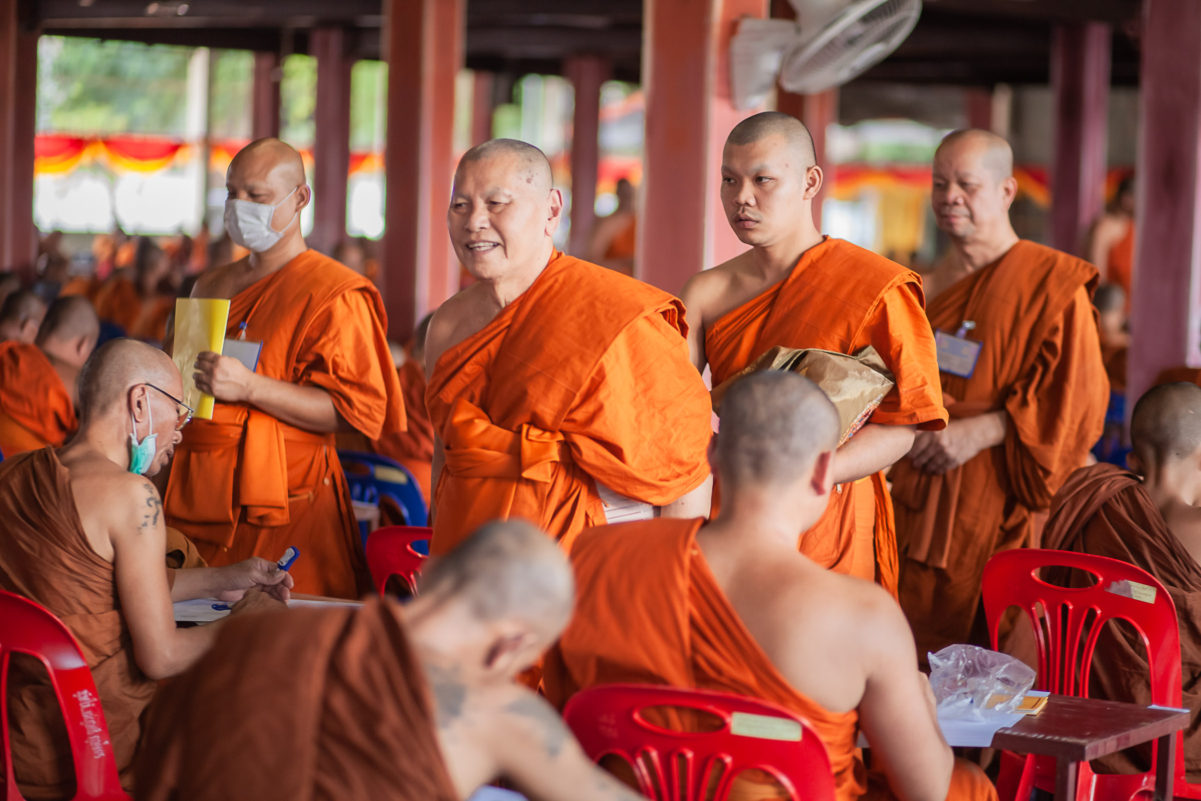 อุบลราชธานี-พระวชิรกิจโกศล ตรวจเยี่ยมสนามสอบธรรมสนามหลวง